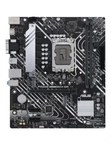 Placa de baza ASUS PRIME B660M-K D4, Intel B660, Socket 1700, mATX Asus - 1