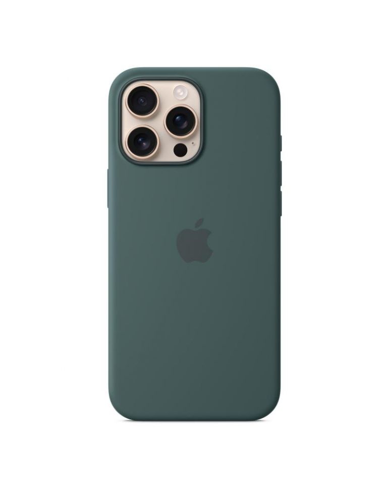 Iphone 16 pro max silicone case with magsafe - lake green