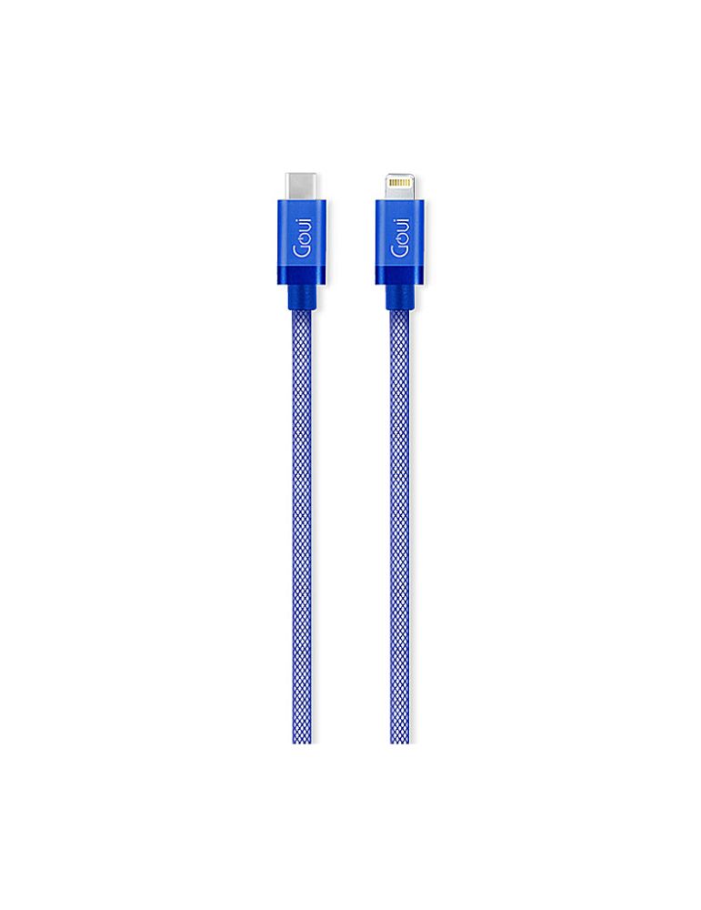 Cablu date si incarcare usb type-c la lightning metallic 1