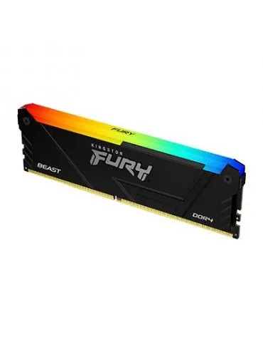 Kingston Technology FURY Beast RGB module de memorie 8 Giga Bites 1 x 8 Giga Bites DDR4 2666 MT s - Tik.ro