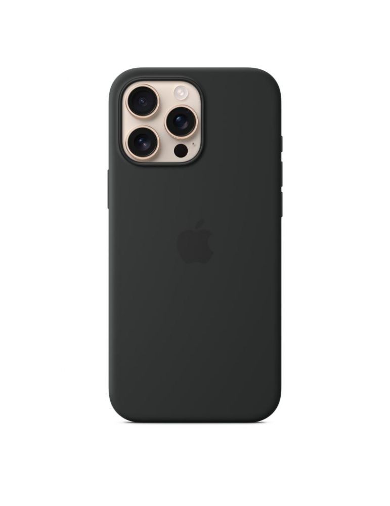 Husa Iphone 16 pro max silicone case with magsafe - black
