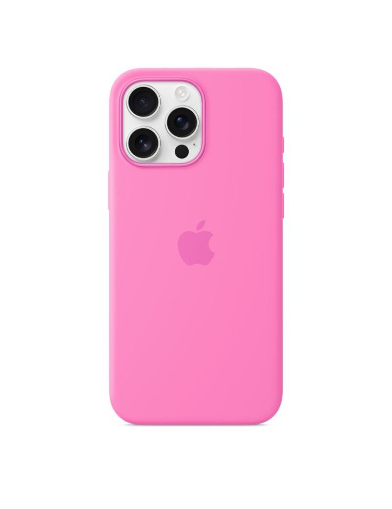 Iphone 16 pro max silicone case with magsafe - peony