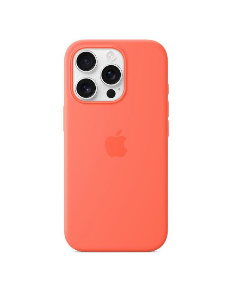 Iphone 16 pro silicone case with magsafe - tangerine