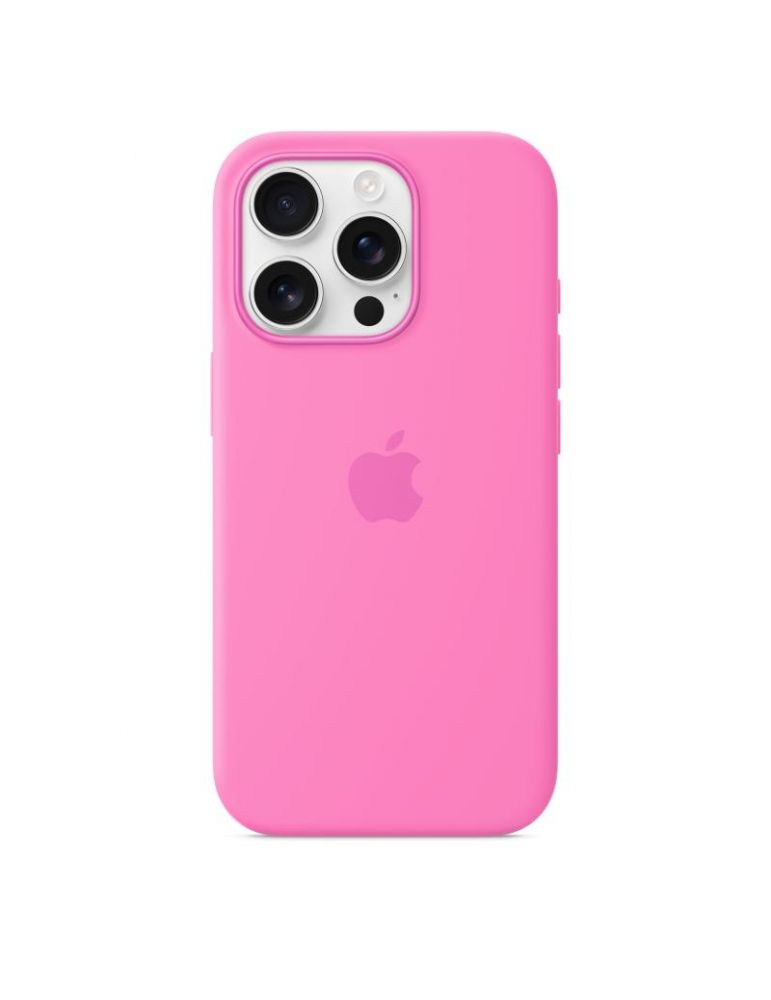 Iphone 16 pro silicone case with magsafe - peony