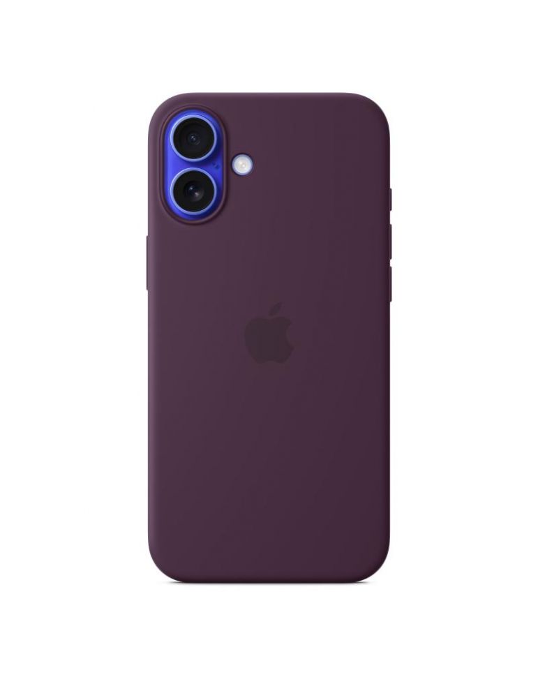Iphone 16 plus silicone case with magsafe - plum