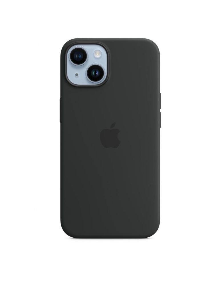 Iphone 14 silicone case with magsafe - midnight