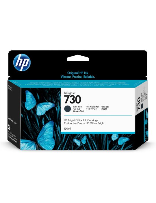HP 730 130-ml Matte Black DesignJet Ink Cartridge Hp - 1