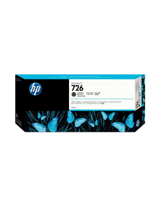HP Cartuş de cerneală DesignJet 726 Negru mat, 300 ml Hp - 1