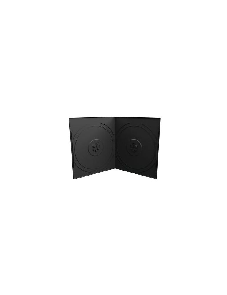 Mediarange carcasa dvd case for 2 discs 7mm pocket-sized black box10-2