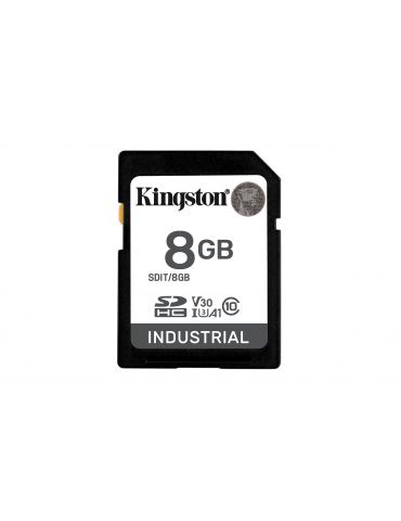 Kingston Technology Industrial 8 Giga Bites SDXC UHS-I Clasa 10 - Tik.ro