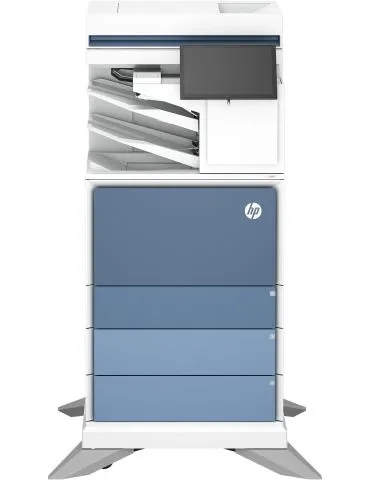 HP LaserJet Imprimantă Color Enterprise Flow MFP 6800zfsw, Imprimare,copiere,scanare,fax, Flow ecran tactil capsare cartuş - Tik.ro