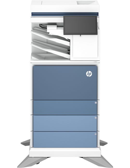 HP LaserJet Imprimantă Color Enterprise Flow MFP 6800zfsw, Imprimare,copiere,scanare,fax, Flow ecran tactil capsare cartuş