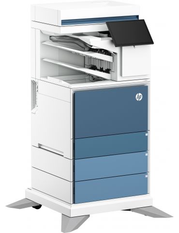 HP LaserJet Imprimantă Color Enterprise Flow MFP 6800zfsw, Imprimare,copiere,scanare,fax, Flow ecran tactil capsare cartuş