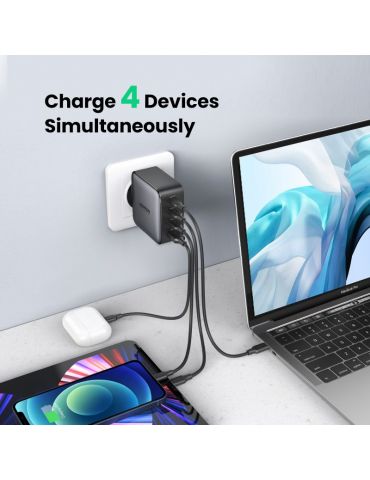 Ugreen 40747 încărcătoare pentru dispozitive mobile Universală Negru AC Încărcare rapidă De interior