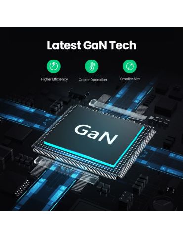 Ugreen 40747 încărcătoare pentru dispozitive mobile Universală Negru AC Încărcare rapidă De interior