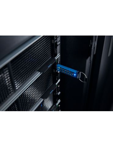 Kingston Technology IronKey Keypad 200 memorii flash USB 128 Giga Bites USB tip-C 3.2 Gen 1 (3.1 Gen 1) Albastru