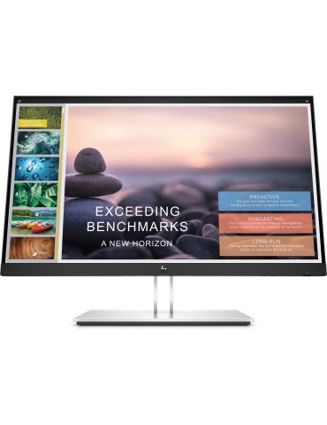 HP E-Series E24t G4 monitoare LCD 60,5 cm (23.8") 1920 x 1080 Pixel Full HD Ecran tactil Negru, Argint - Tik.ro