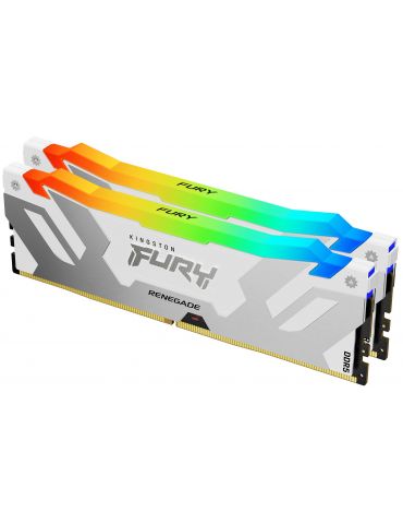 Kingston Technology FURY Renegade RGB module de memorie 32 Giga Bites 2 x 16 Giga Bites DDR5 6000 MT s - Tik.ro