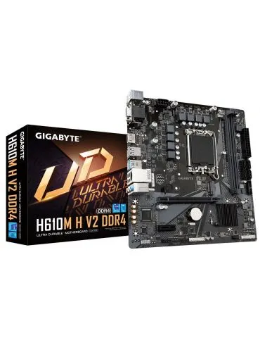 GIGABYTE H610M H V2 DDR4 plăci de bază Intel H610 Express LGA 1700 micro-ATX - Tik.ro