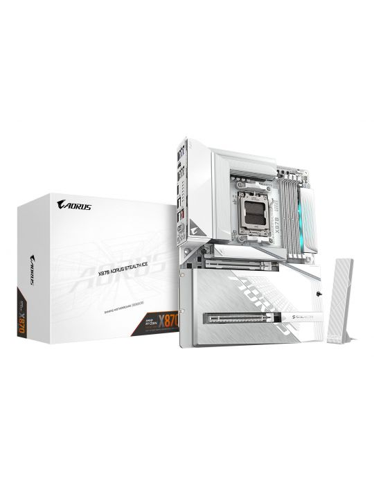 GIGABYTE X870 AORUS STEALTH ICE AMD X870 Mufă AM5 ATX