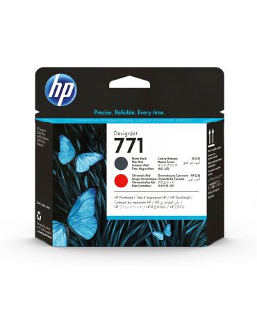 Consumabil cap printare HP 771 Matte Black/Chromatic Red Hp - 1