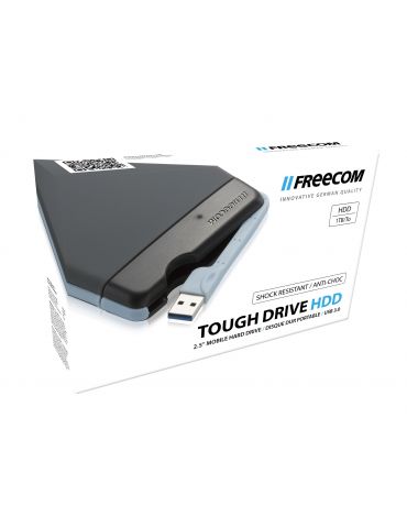 Freecom Tough Drive hard-disk-uri externe 1 TB 5400 RPM 2.5" USB 3.2 Gen 1 (3.1 Gen 1) Gri