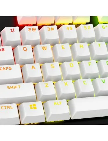 HyperX Set complet de taste – PBT (alb)