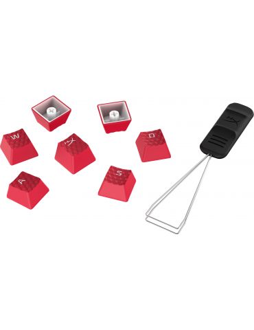 Taste de cauciuc HyperX - Kit de accesorii pentru jocuri - roşu (aspect SUA)