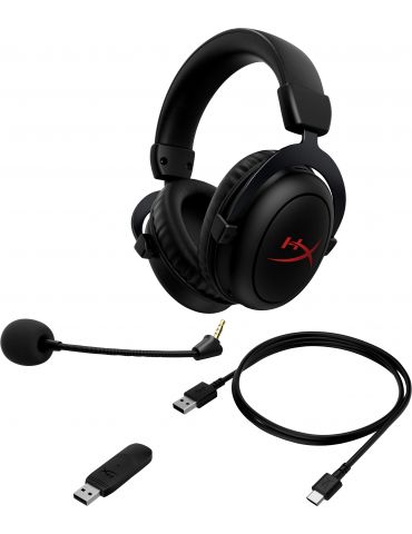 HyperX Cloud Core - Headset wireless pentru gaming (negru)
