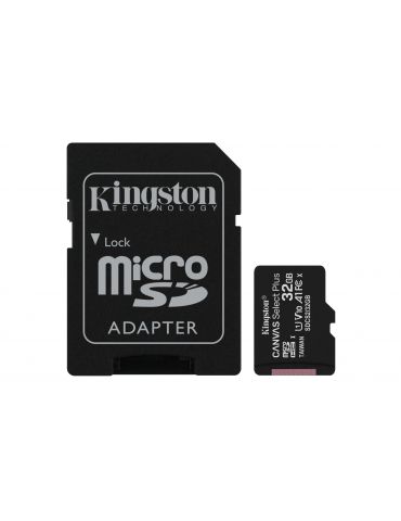 Kingston Technology Canvas Select Plus 32 Giga Bites MicroSDHC UHS-I Clasa 10 - Tik.ro