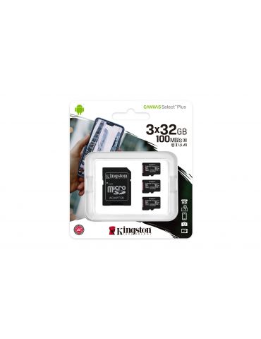Kingston Technology Canvas Select Plus 32 Giga Bites MicroSDHC UHS-I Clasa 10