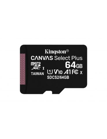 Kingston Technology Canvas Select Plus 64 Giga Bites SDXC UHS-I Clasa 10