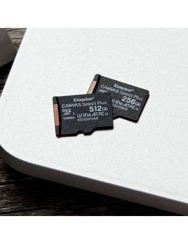 Kingston Technology Canvas Select Plus 512 Giga Bites MicroSDXC UHS-I Clasa 10