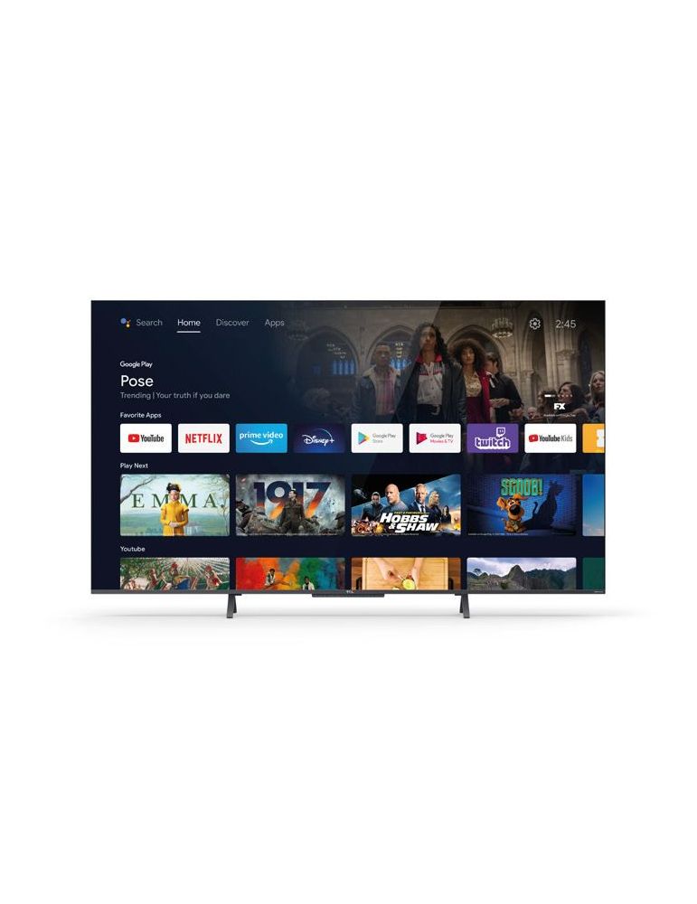 TCL C72 55C721 139,7 cm (55") 4K Ultra HD Smart TV Wi-Fi Argint