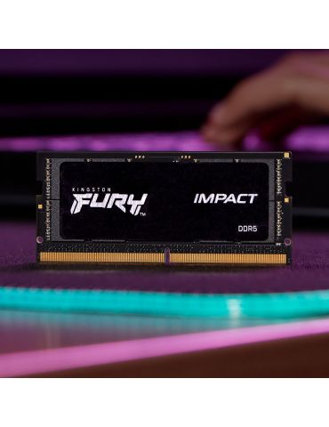 Kingston Technology FURY Impact module de memorie 16 Giga Bites 1 x 16 Giga Bites DDR5 6400 MT s