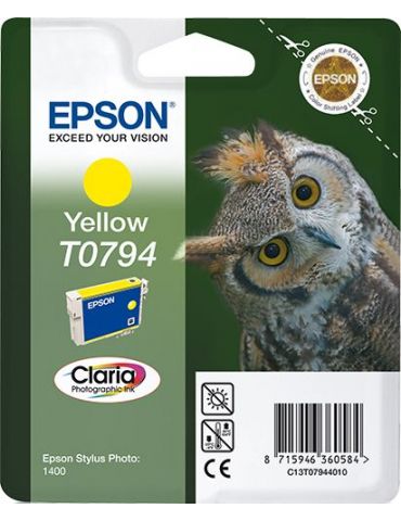 Cartuse cerneala Epson T0794 Yellow Epson - 1 - Tik.ro