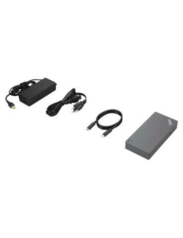 Lenovo 40B70090EU stații de andocare și replicatoare de porturi pentru calculatoare portabile Prin cablu USB 3.2 Gen 2 (3.1 Gen