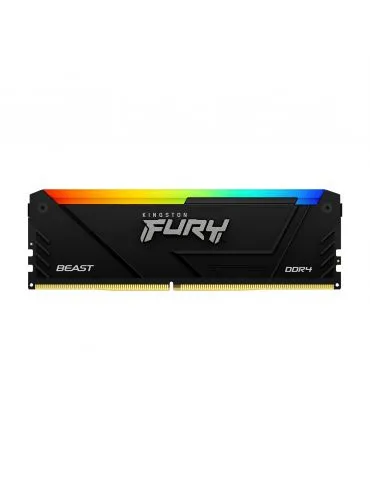 Kingston Technology FURY Beast RGB module de memorie 8 Giga Bites 1 x 8 Giga Bites DDR4 3200 MT s - Tik.ro