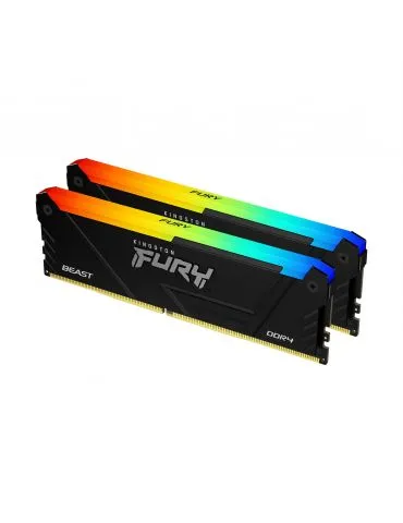 Kingston Technology FURY Beast RGB module de memorie 32 Giga Bites 2 x 16 Giga Bites DDR4 3600 MT s - Tik.ro
