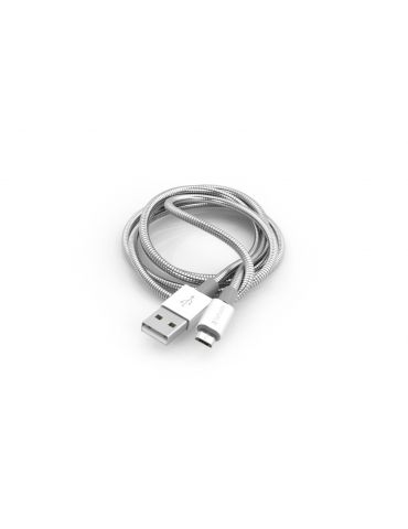 Verbatim 48862 cabluri USB 1 m USB A Micro-USB A Argint