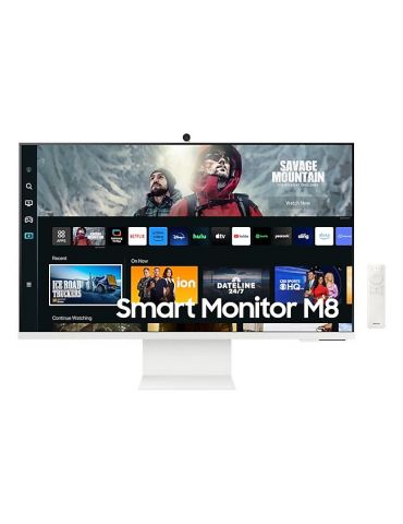 Samsung M80C monitoare LCD 81,3 cm (32") 3840 x 2160 Pixel 4K Ultra HD Alb - Tik.ro