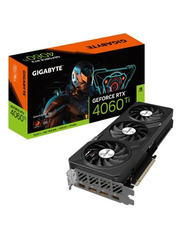 GIGABYTE GAMING GeForce RTX 4060 Ti OC 16G NVIDIA 16 Giga Bites GDDR6 - Tik.ro