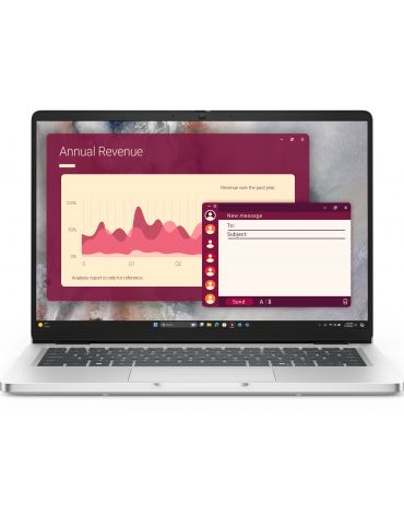 DELL Pro 14 PC14250 Intel Core Ultra 5 235U Laptop 35,6 cm (14") Full HD+ 16 Giga Bites DDR5-SDRAM 512 Giga Bites SSD Wi-Fi 6E - Tik.ro