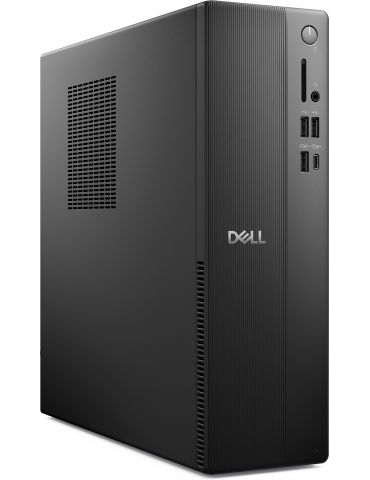 DELL ECS1250 Intel® Core™ i3 i3-14100 8 Giga Bites DDR5-SDRAM 512 Giga Bites SSD Windows 11 Pro Slim PC PC-ul Negru