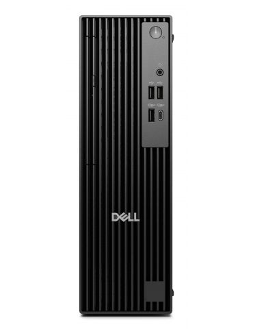 DELL Pro QCS1250 Intel Core Ultra 5 235 16 Giga Bites DDR5-SDRAM 512 Giga Bites SSD Ubuntu Linux Slim PC PC-ul Negru