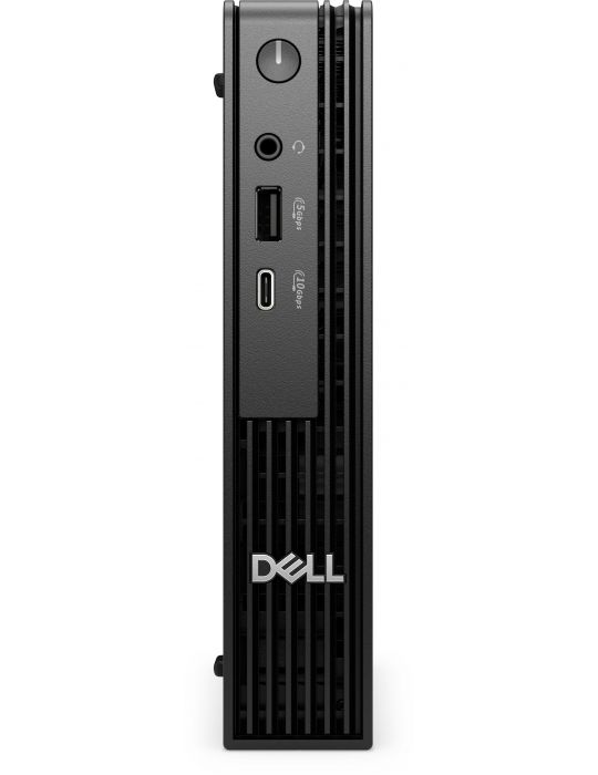 DELL Pro QCM1255 AMD Ryzen™ 5 PRO 8500GE 16 Giga Bites DDR5-SDRAM 512 Giga Bites SSD Windows 11 Pro Micro PC Mini PC Negru