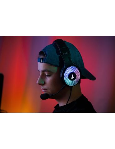 SureFire Harrier 360 Căști Prin cablu Bandă de fixare pe cap Gaming USB Tip-A Carbon