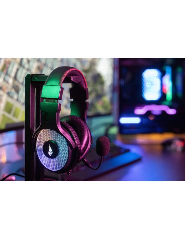 SureFire Harrier 360 Căști Prin cablu Bandă de fixare pe cap Gaming USB Tip-A Carbon