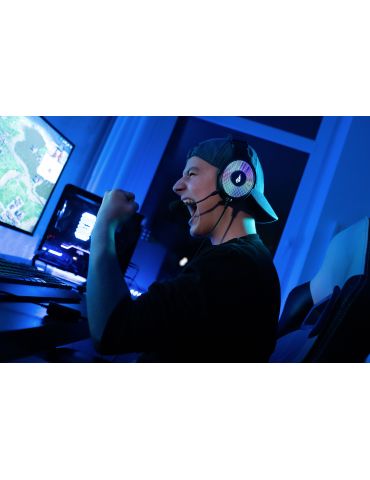 SureFire Harrier 360 Căști Prin cablu Bandă de fixare pe cap Gaming USB Tip-A Carbon