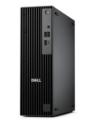 DELL Pro QCS1250 Intel Core Ultra 7 265 16 Giga Bites DDR5-SDRAM 512 Giga Bites SSD Ubuntu Linux Slim PC PC-ul Negru